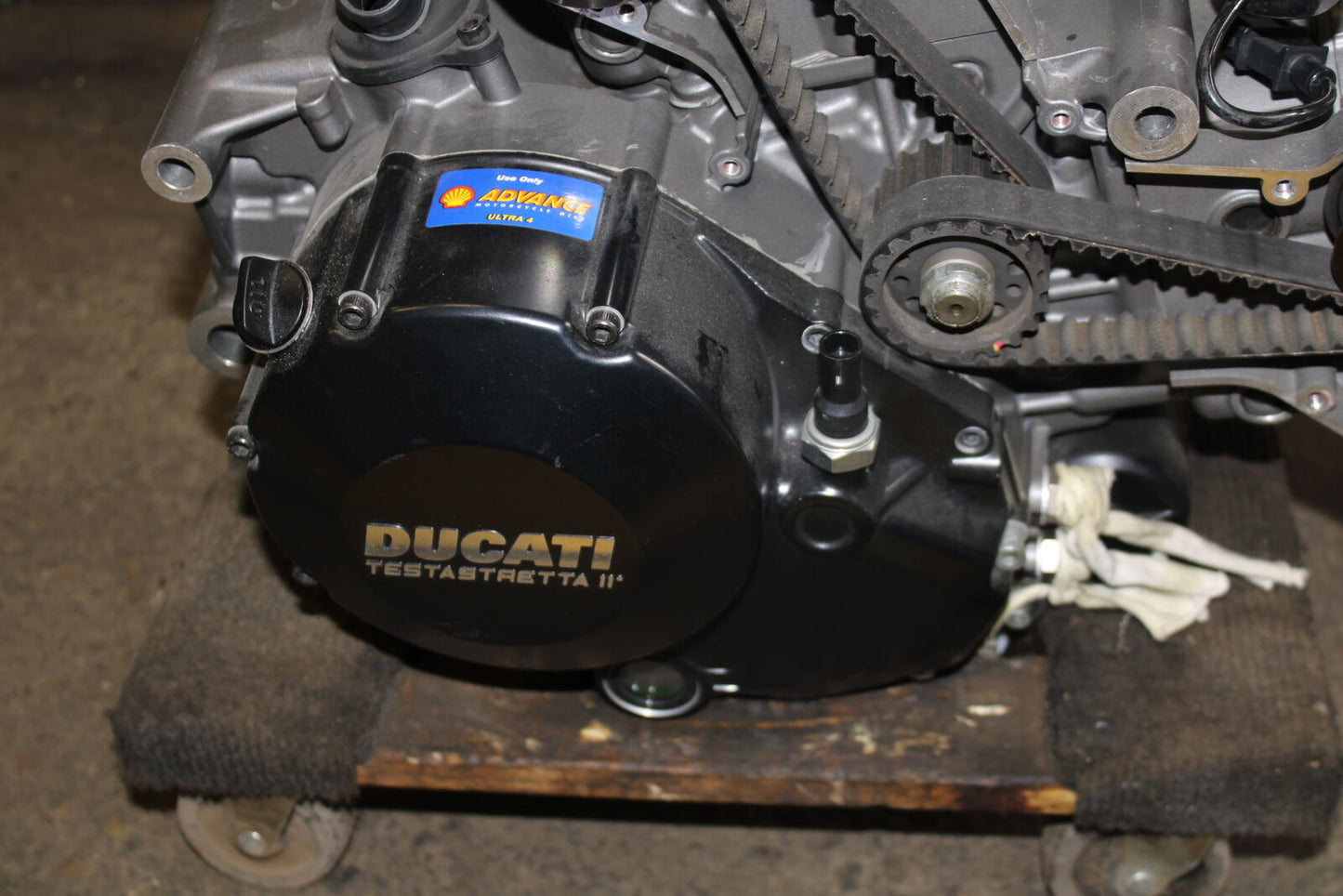 12-13 DUCATI STREETFIGHTER 848 ENGINE MOTOR BB705