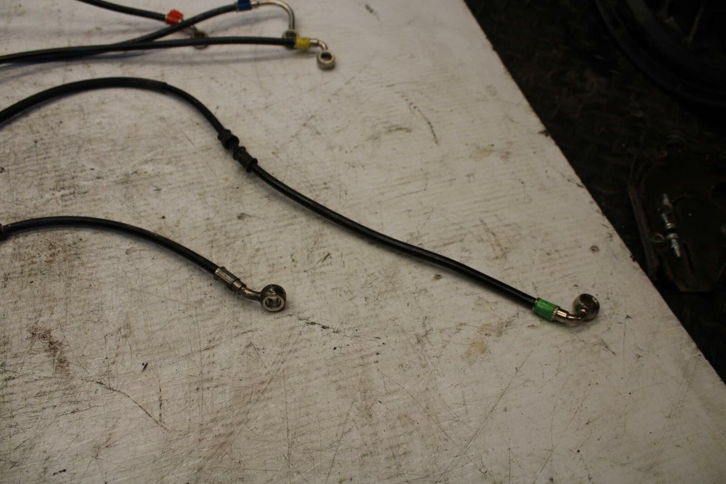 17-20 DUCATI MONSTER 797 FRONT REAR BACK ABS HOSE LINES HOSES BB309