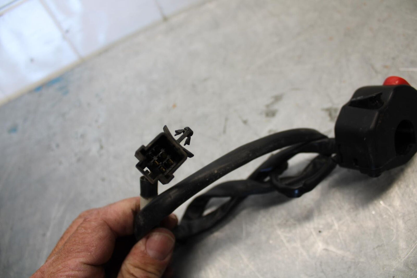 2006 Triumph Daytona 675 Triple RIGHT CLIP ON HANDLE KILL OFF START SWITCH BB434