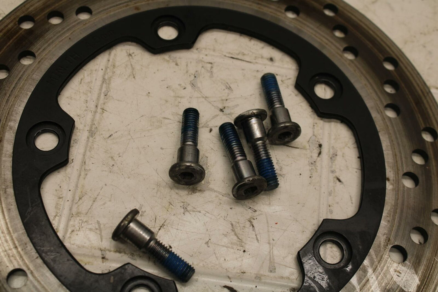03-07 SUZUKI SV650 ABS REAR ROTOR BACK BRAKE DISC BB22