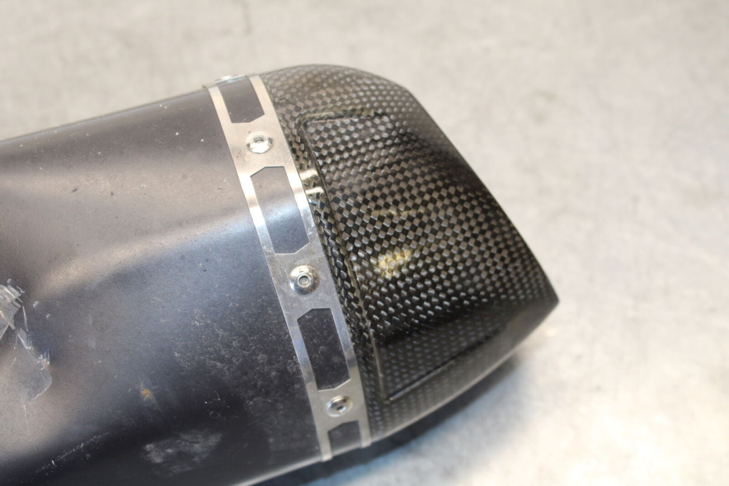 06-07 DUCATI MONSTER 695 EXHAUST PIPE MUFFLER SLIP ON CAN SILENCER BB674