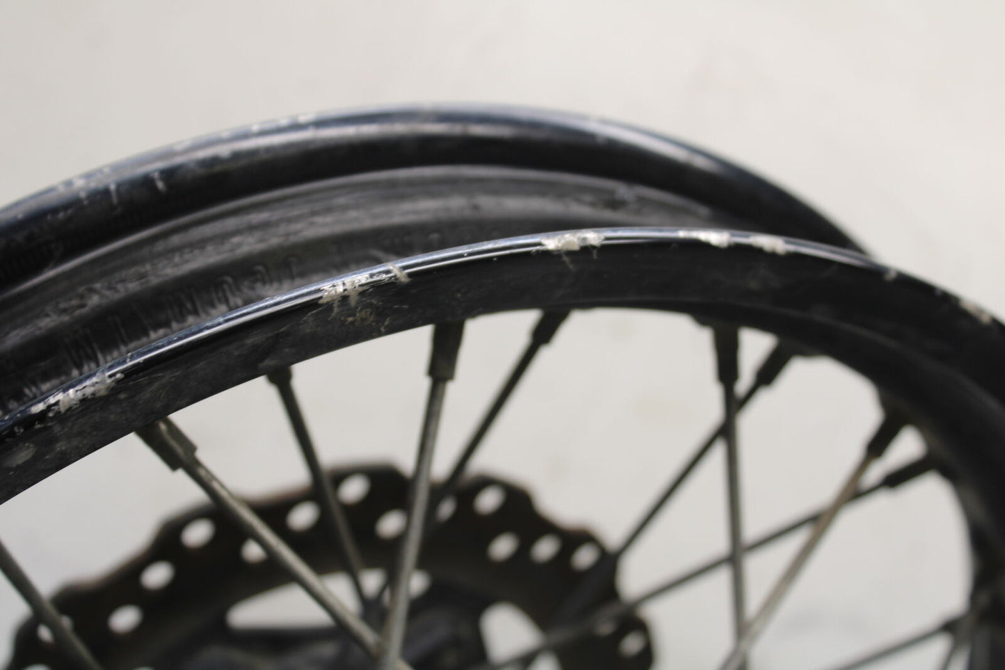 08-18 KAWASAKI KLR650 REAR WHEEL BACK RIM BB707