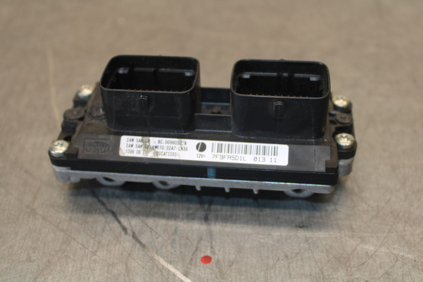09-11 DUCATI 1198 ECU COMPUTER CONTROLLER UNIT BLACK BOX ECM CDI BB705