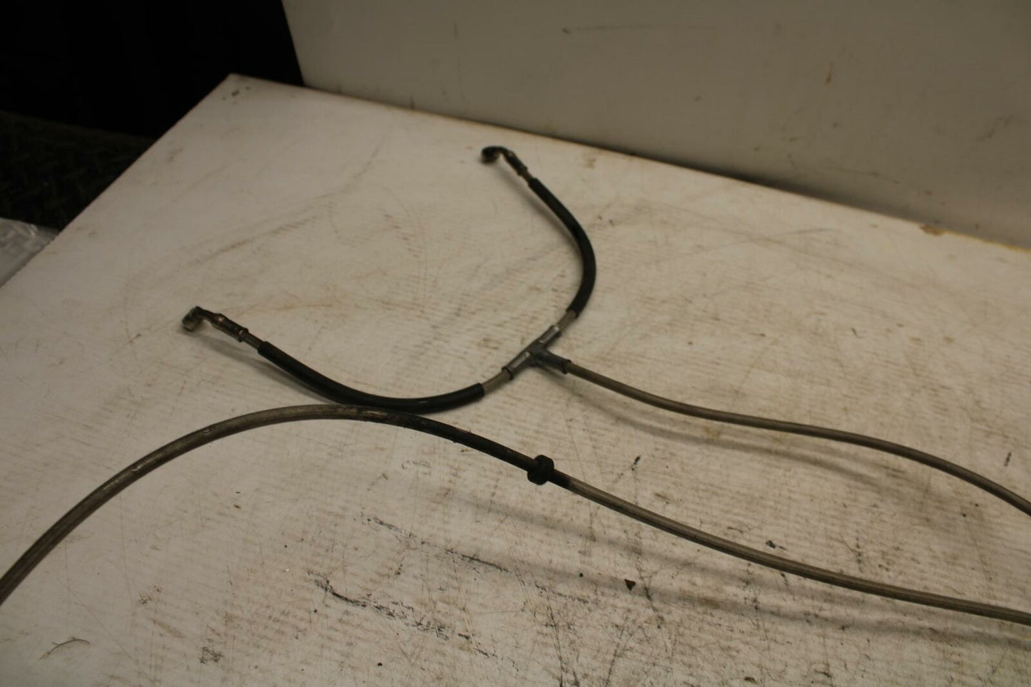 08-11 TRIUMPH SPEED TRIPLE FRONT BRAKE CALIPER HOSES LINES BB366