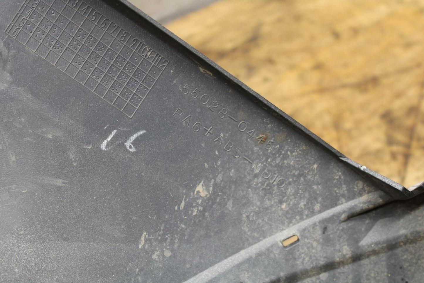 13-18 KAWASAKI NINJA ZX6R RIGHT FRONT UPPER NOSE FAIRING COWL SHROUD BB349