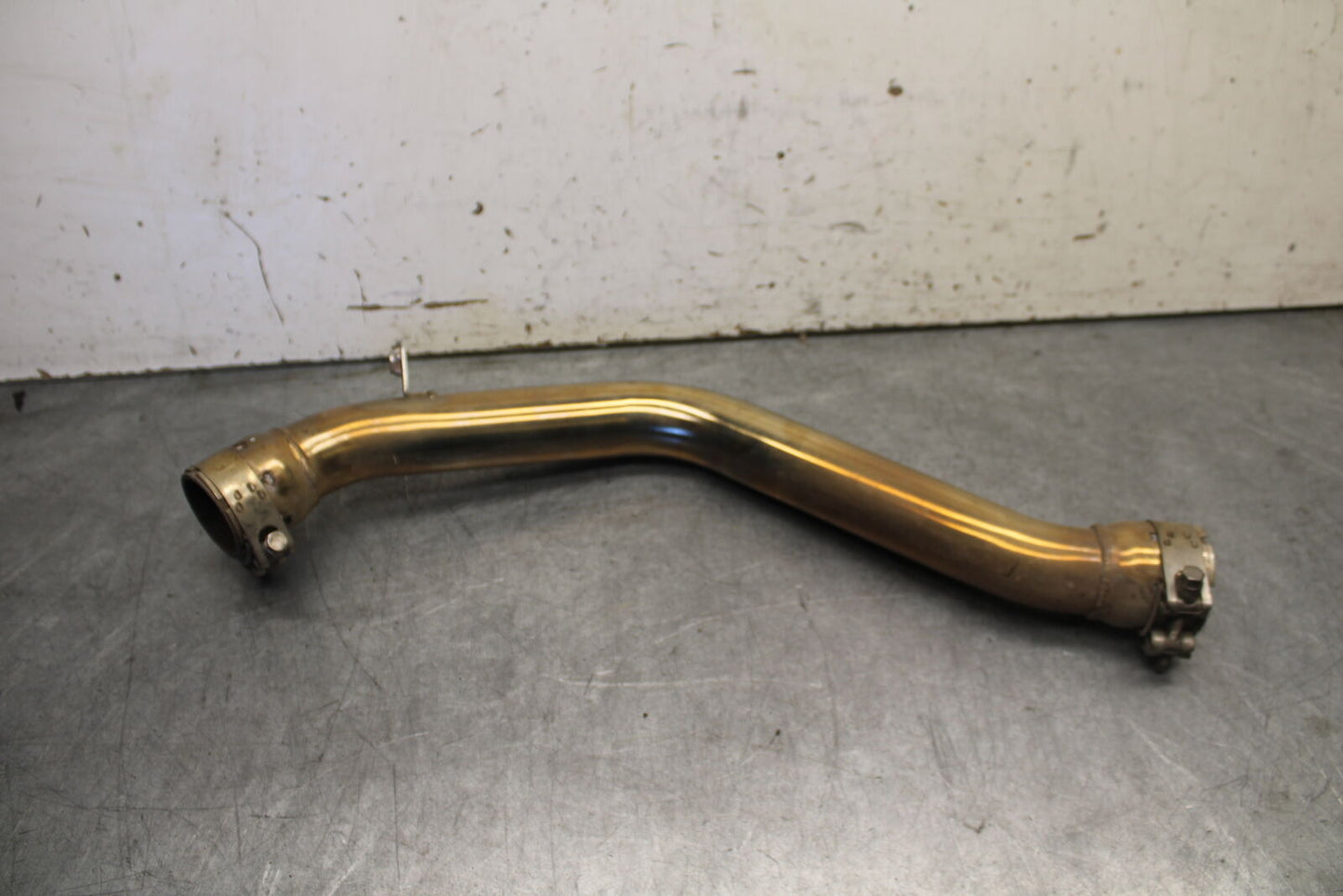 07-08 TRIUMPH DAYTONA 675 EXHAUST MIDPIPE MID MIDDLE PIPE BB685