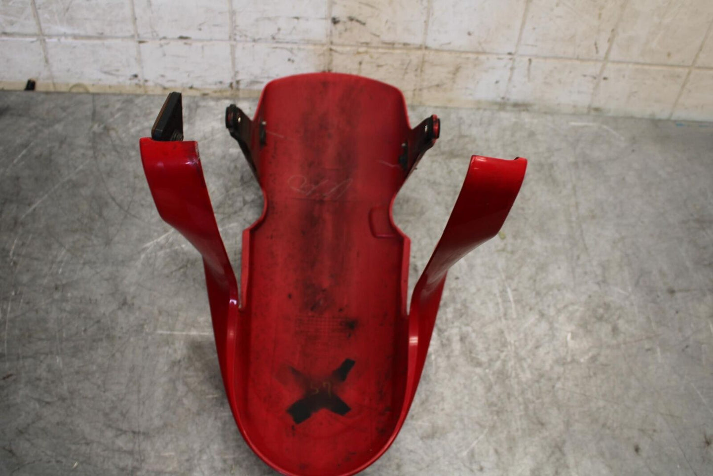 07-12 HONDA CBR600RR FRONT WHEEL FENDER COWL FAIRING 61100-MFJ-D00ZK BB542