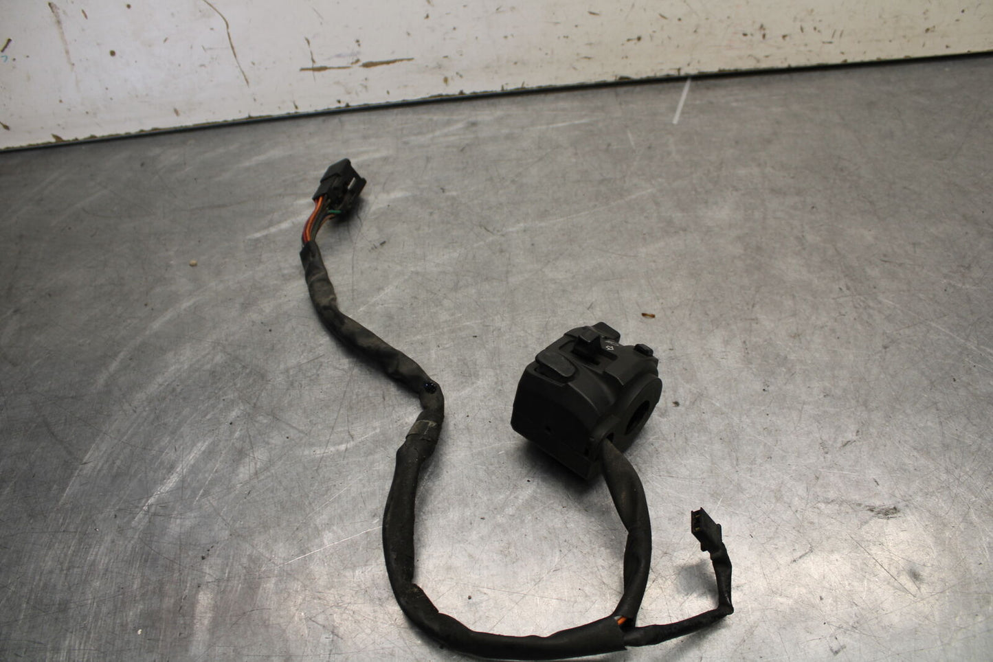 09-12 KAWASAKI NINJA ZX6R LEFT CLIP ON HANDLE HORN SIGNALS SWITCH SWITCHES BB656