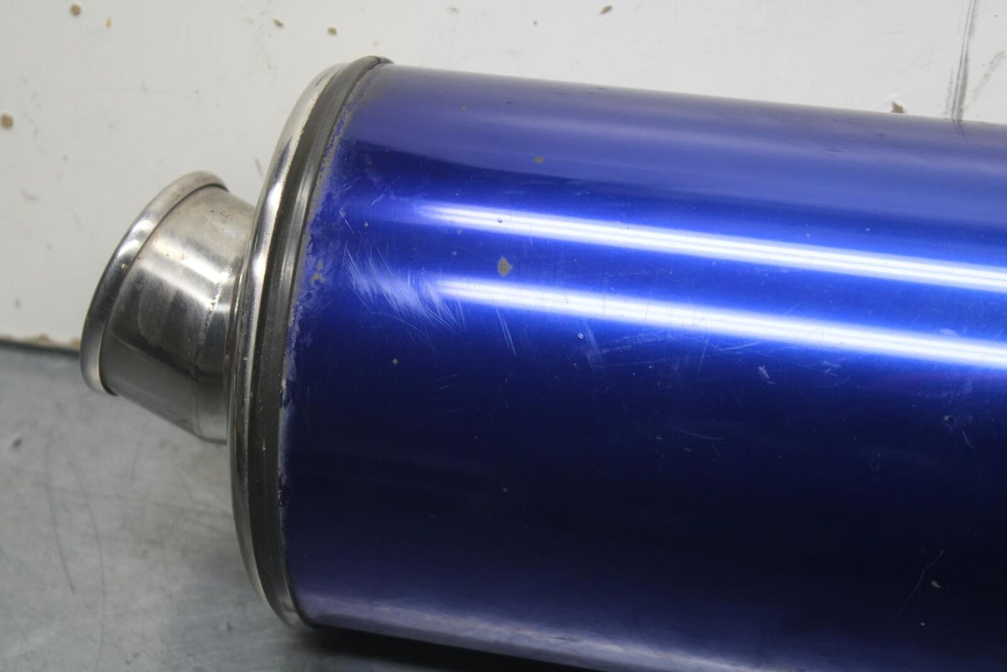 1999 Suzuki GSXR600 EXHAUST PIPE MUFFLER SLIP ON CAN SILENCER BB608
