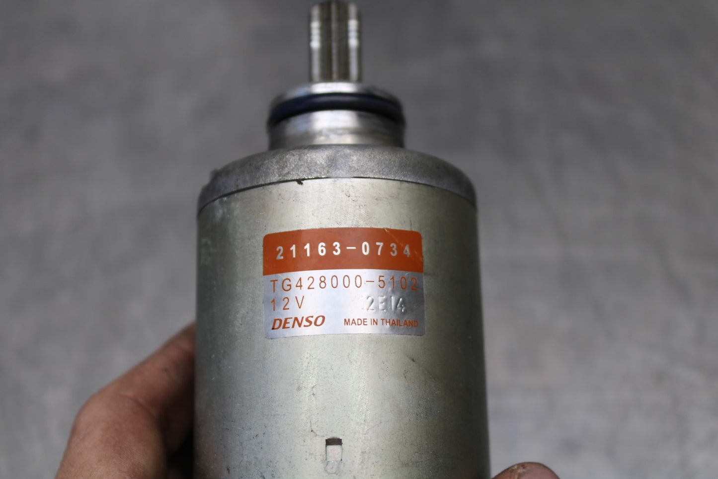 21-23 KAWASAKI NINJA ZX6R ENGINE STARTING STARTER MOTOR -DC 12V BB179