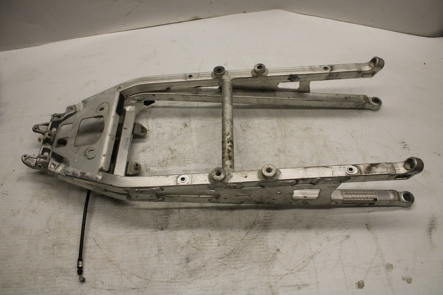 10-11 APRILIA RSV4 REAR SUBFRAME BACK SUB FRAME W UNDER TRAY BB268