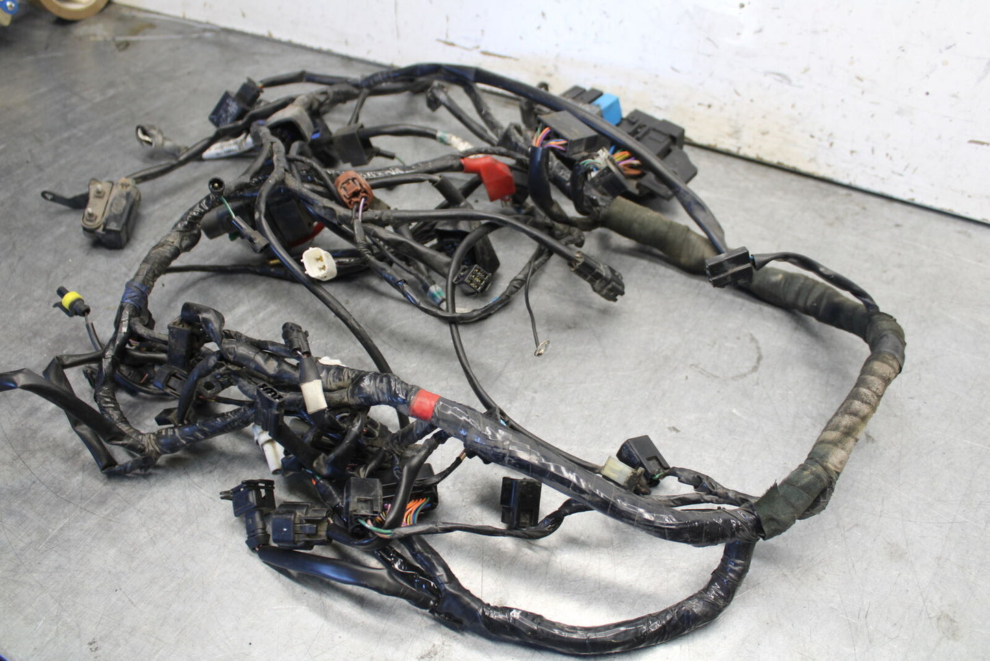 07-08 TRIUMPH DAYTONA 675 MAIN ENGINE WIRING HARNESS WIRE LOOM T2501656 BB685