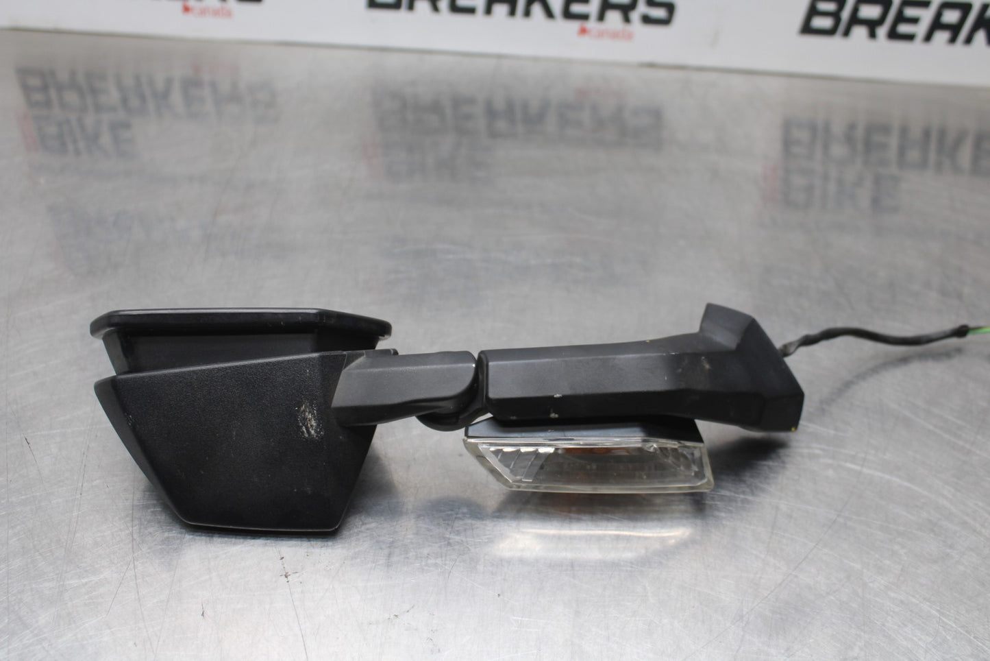08 KAWASAKI NINJA ZX10R RIGHT SIDE REAR VIEW MIRROR & TURN SIGNAL BB201