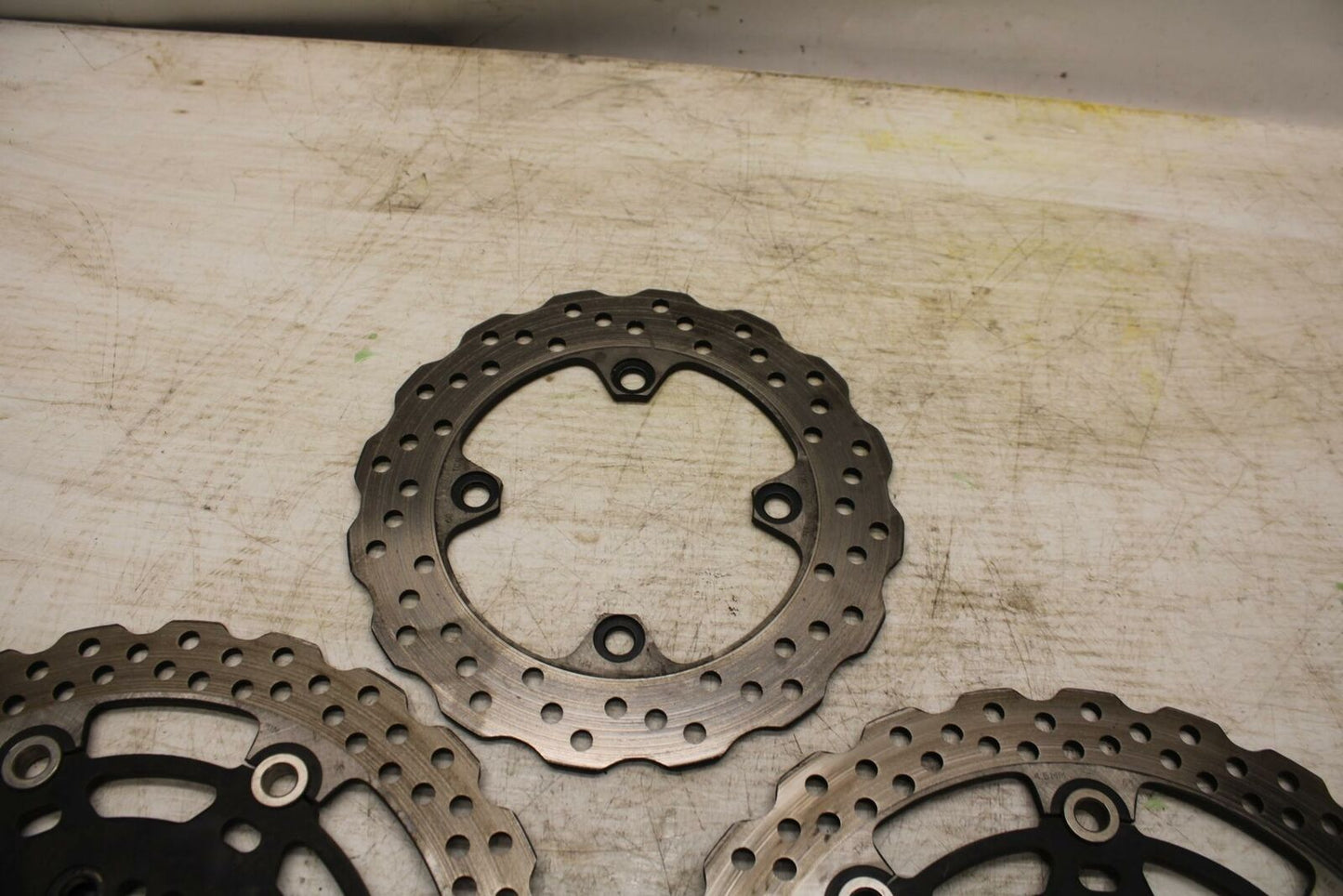 11-12 KAWASAKI NINJA 400 EX400 C FRONT REAR BRAKE ROTORS DISCS BB358