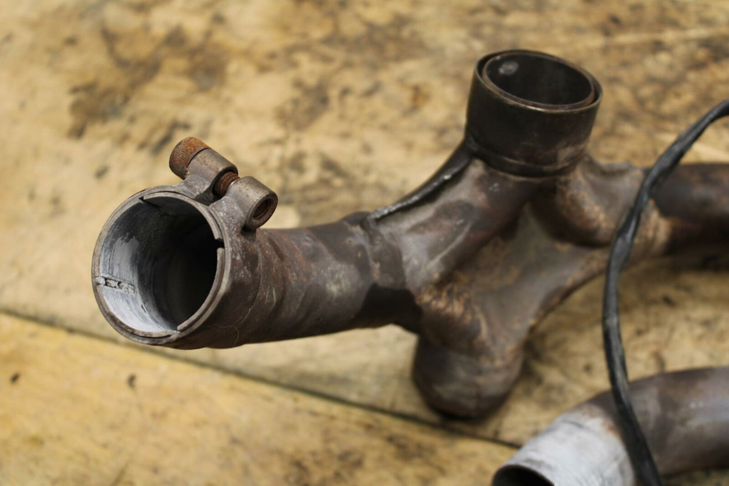 04-07 DUCATI ST3 EXHAUST HEADER PIPES MANIFOLD BB347