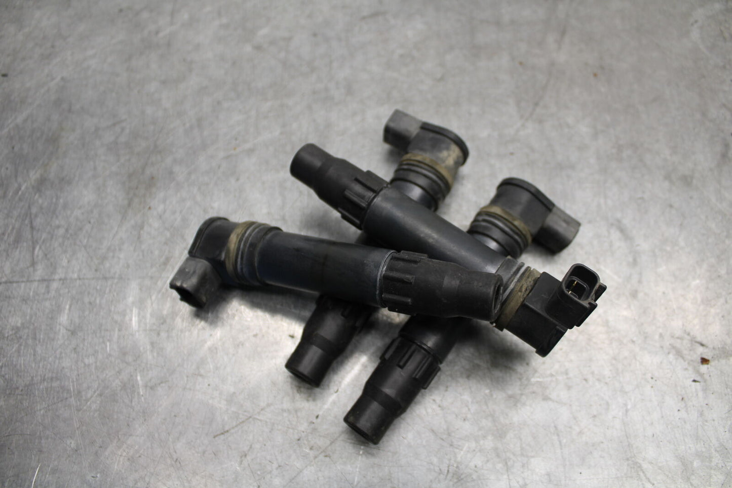 07-12 HONDA CBR600RR IGNITION COILS COIL SPARK PLUG CAPS 30700-MEE-641 BB672