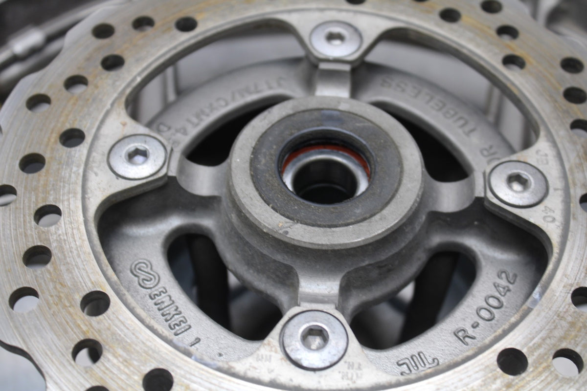 06 KAWASAKI NINJA 650 EX650 REAR WHEEL BACK RIM & ROTOR BB823