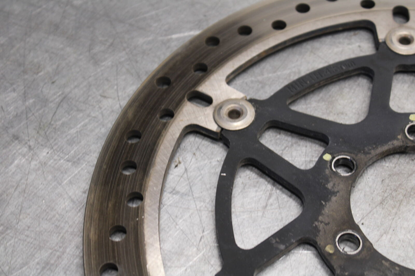 06-07 DUCATI MONSTER 695 FRONT LEFT RIGHT BRAKE ROTORS DISCS BB674