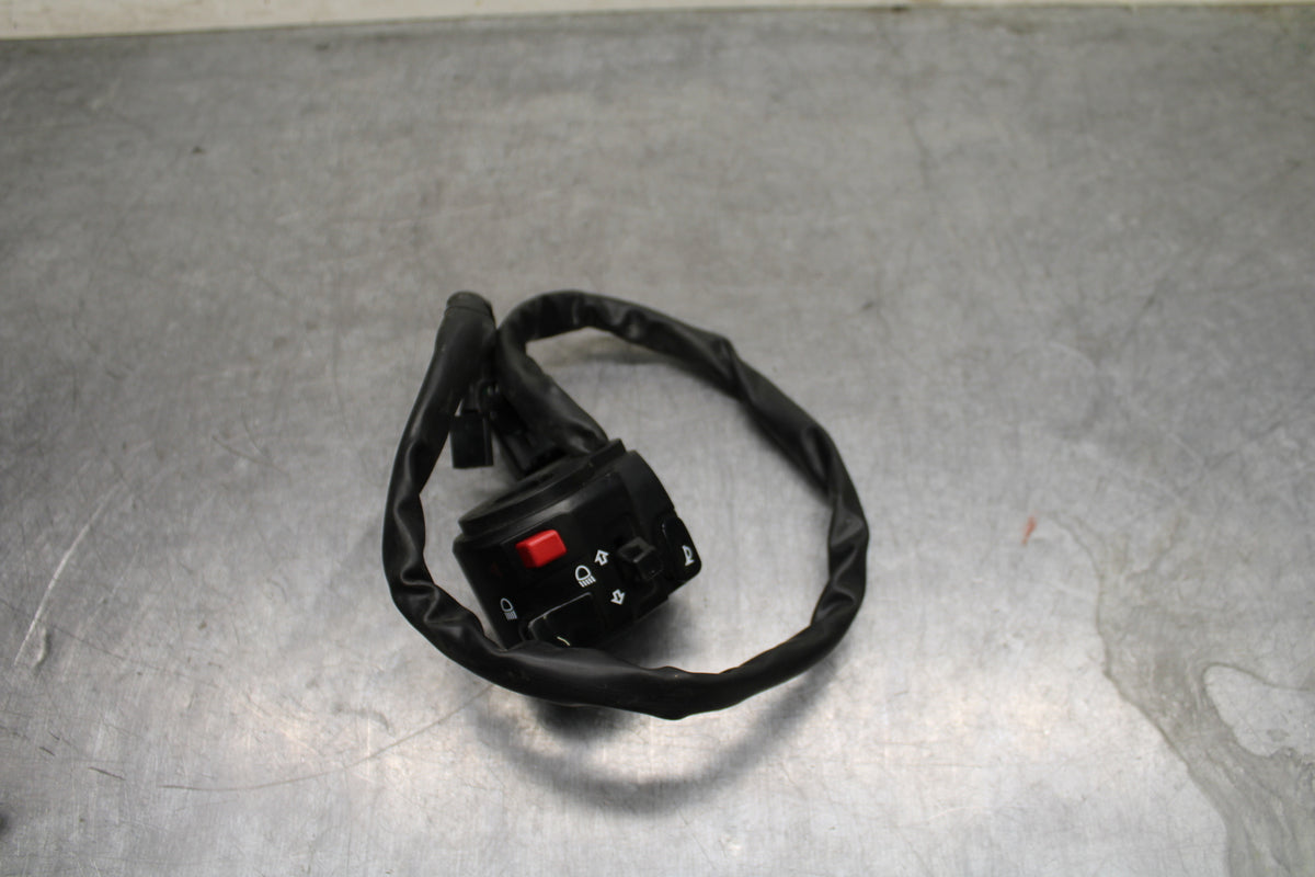 12-17 KAWASAKI NINJA 650 LEFT CLIP ON HANDLE HORN SIGNALS SWITCHES BB129