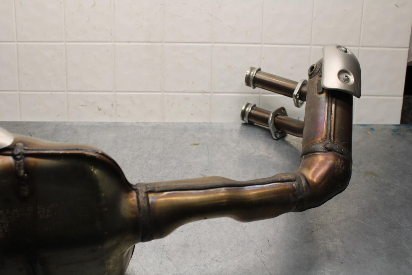 22-23 YAMAHA YZF R7 FULL EXHAUST SYSTEM HEADERS PIPE MUFFLER BB583
