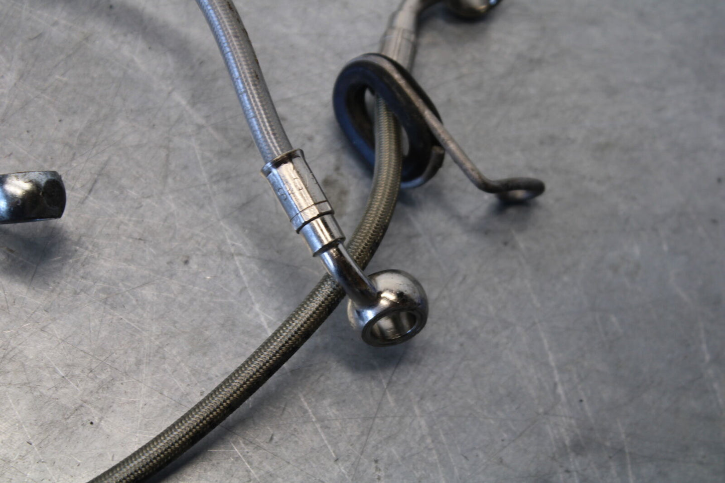 06-07 DUCATI MONSTER 695 FRONT REAR BRAKE CALIPER HOSES LINES SET BB674