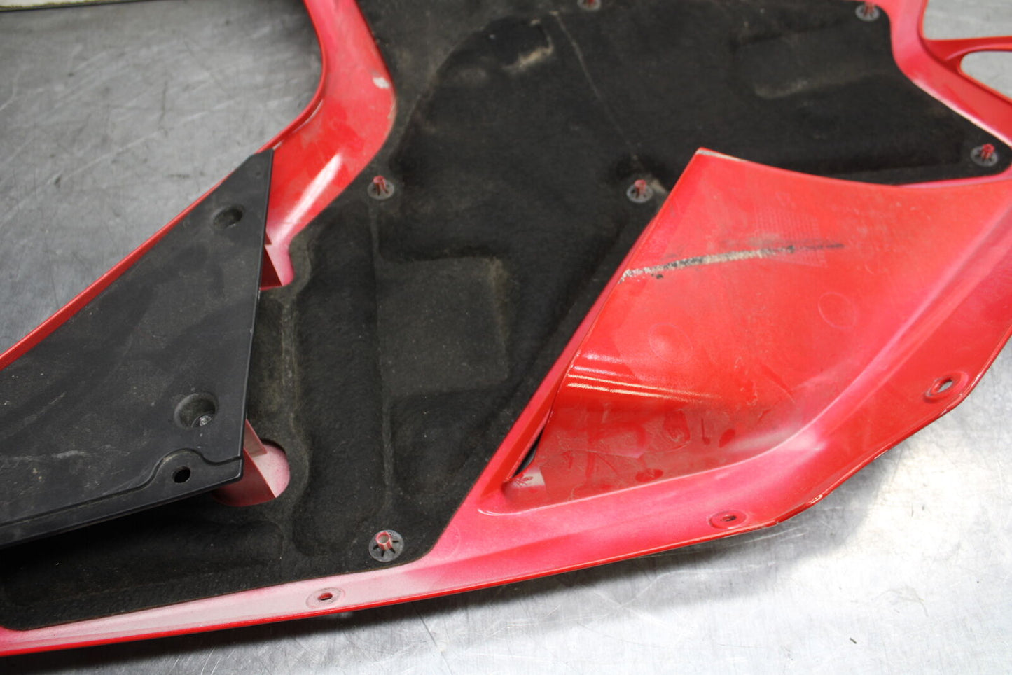 08-13 DUCATI 848 EVO LEFT LOWER MID UPPER SIDE FAIRING COWL BB667