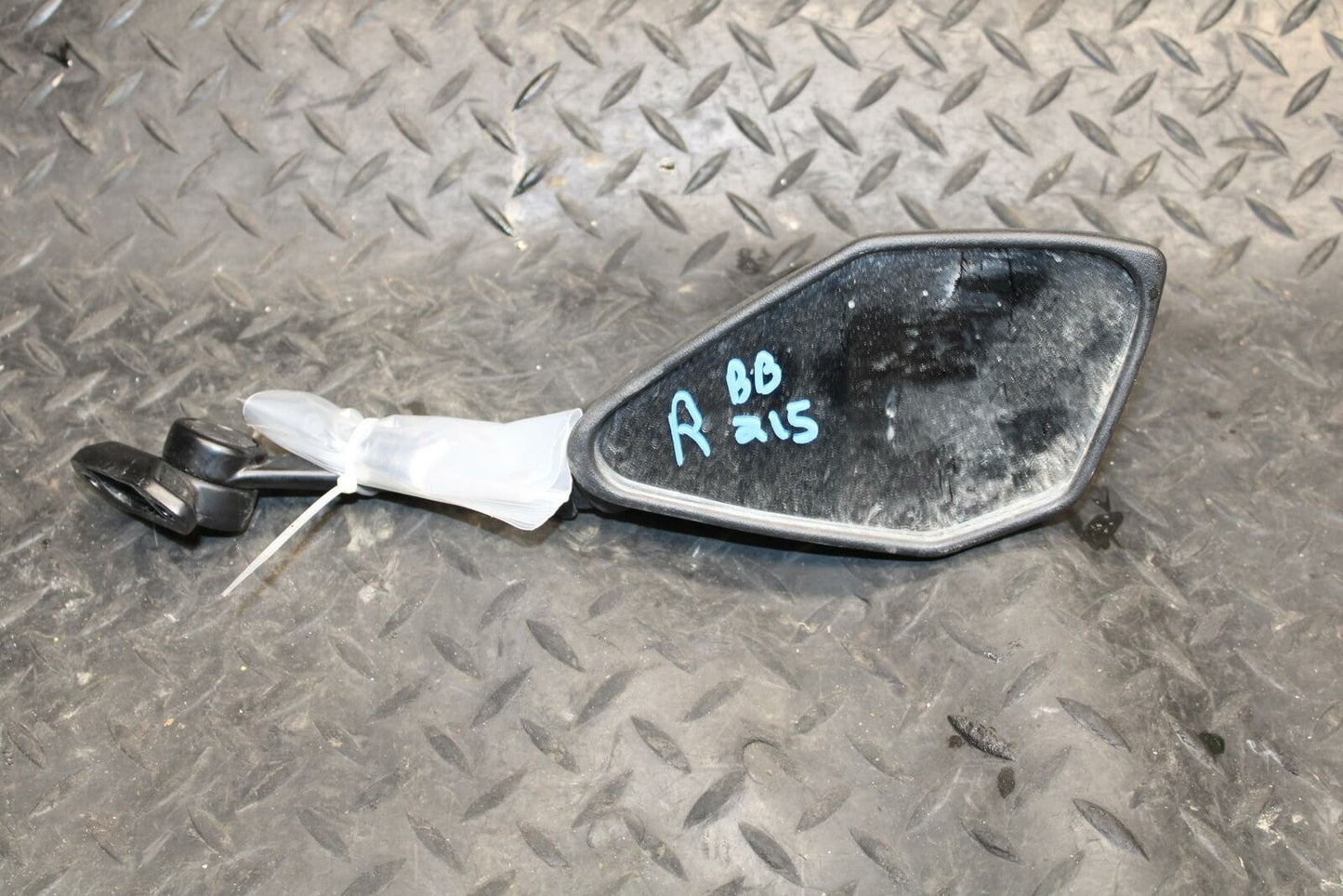 17 KAWASAKI NINJA 300 RIGHT SIDE REAR VIEW MIRROR BB215