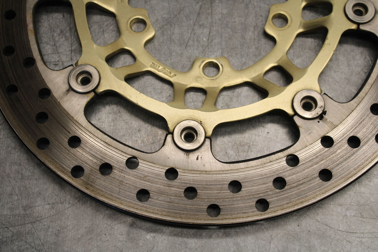 07-08 TRIUMPH DAYTONA 675 FRONT LEFT RIGHT BRAKE ROTORS DISCS BB685