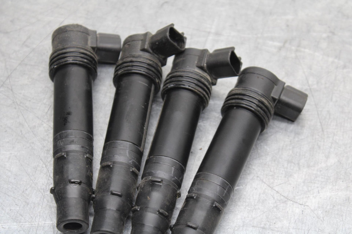 09-12 KAWASAKI NINJA ZX6R ZX600R IGNITION COILS COIL PLUG CAPS 21171-0021 BB617