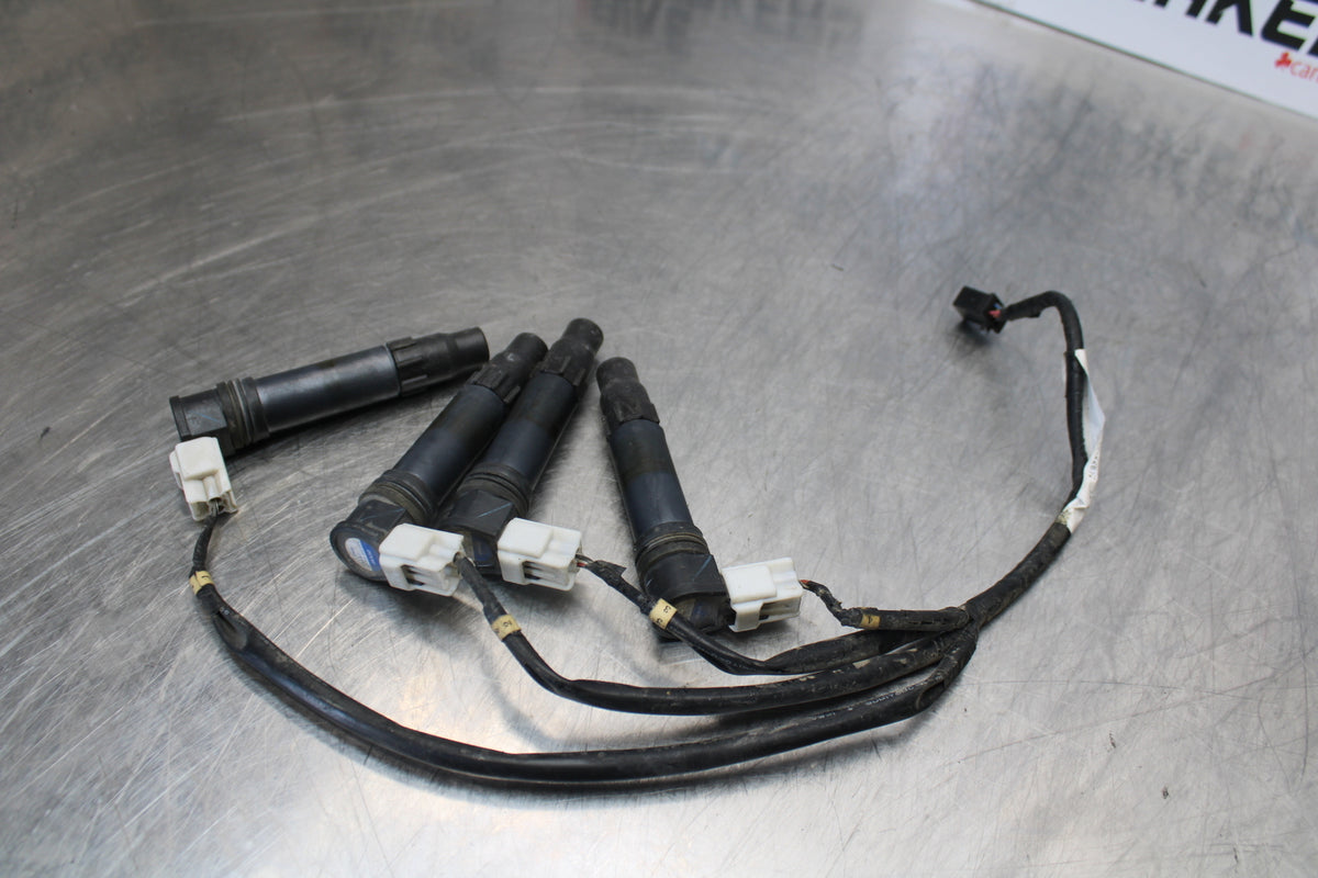 05-06 HONDA CBR600RR IGNITION COILS COIL SPARK PLUG CAPS BB159
