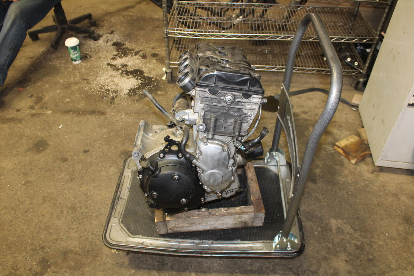 03-04 TRIUMPH DAYTONA 600 ENGINE MOTOR BB745