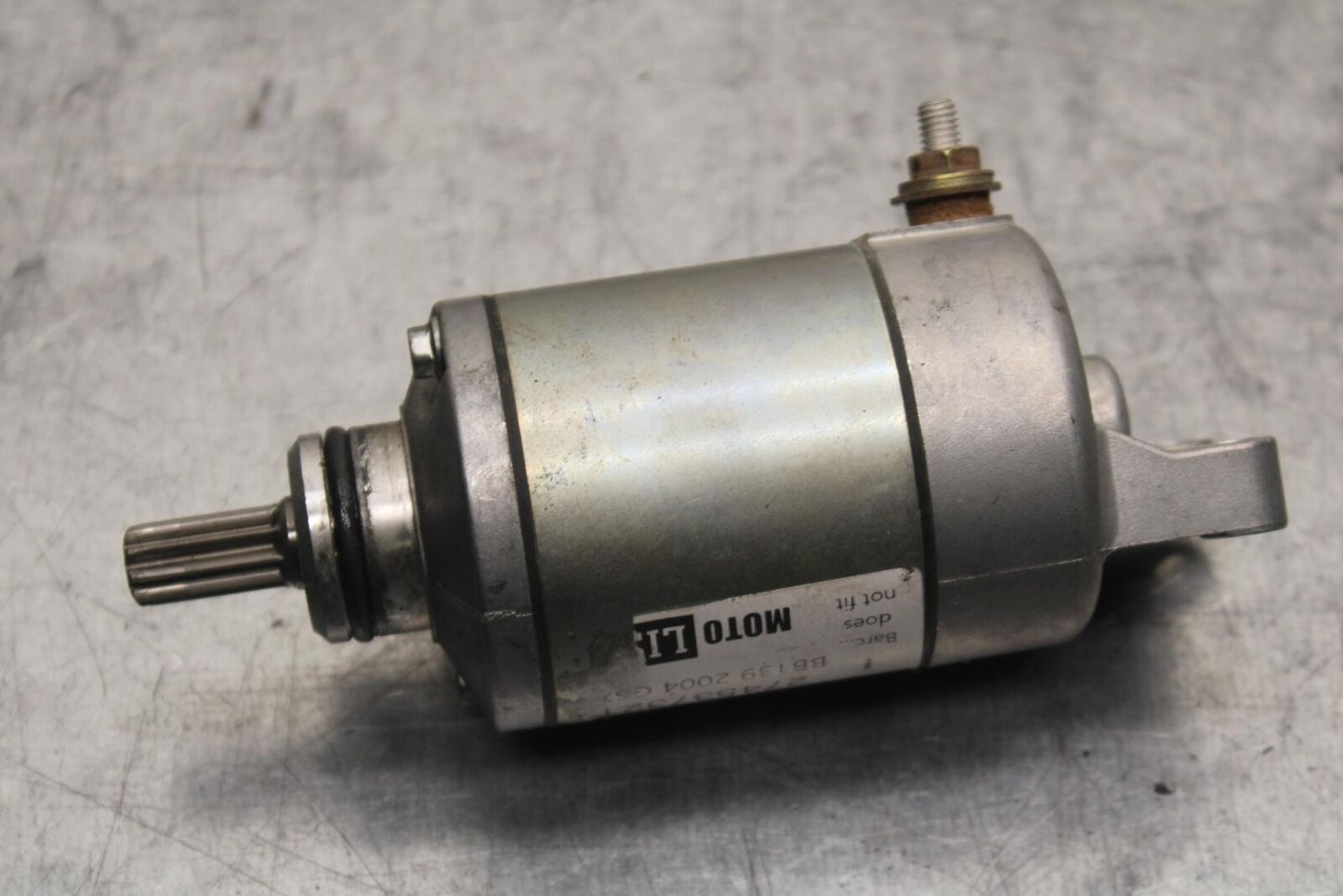 04-05 SUZUKI GSXR750 ENGINE STARTING STARTER MOTOR -DC 12V 31100-35F90 BB81