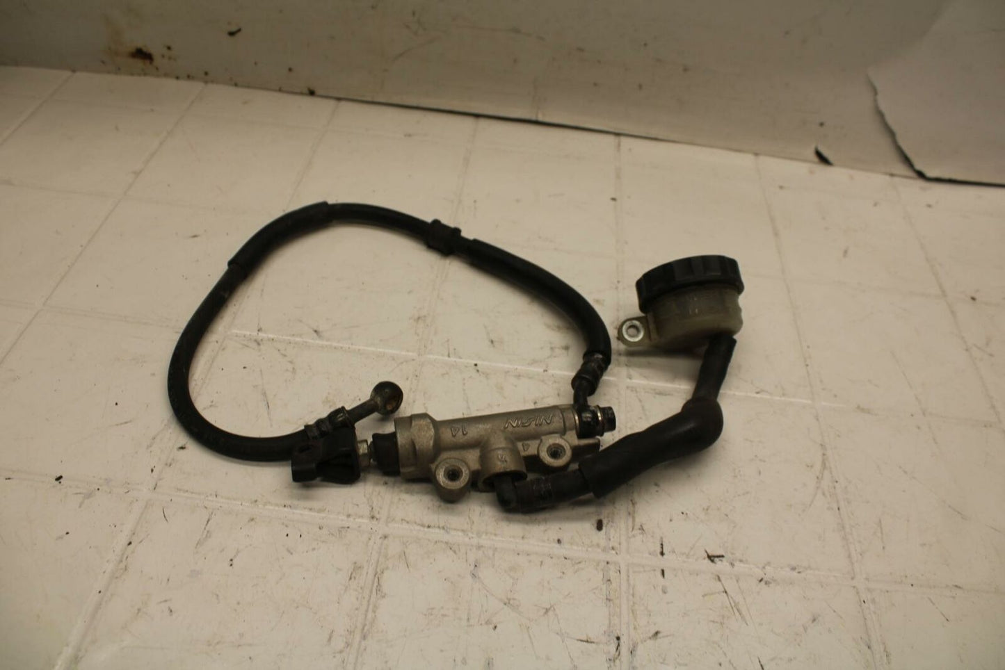 95-98 HONDA CBR600F3 REAR BACK BRAKE MASTER CYLINDER W RESERVOIR BB18