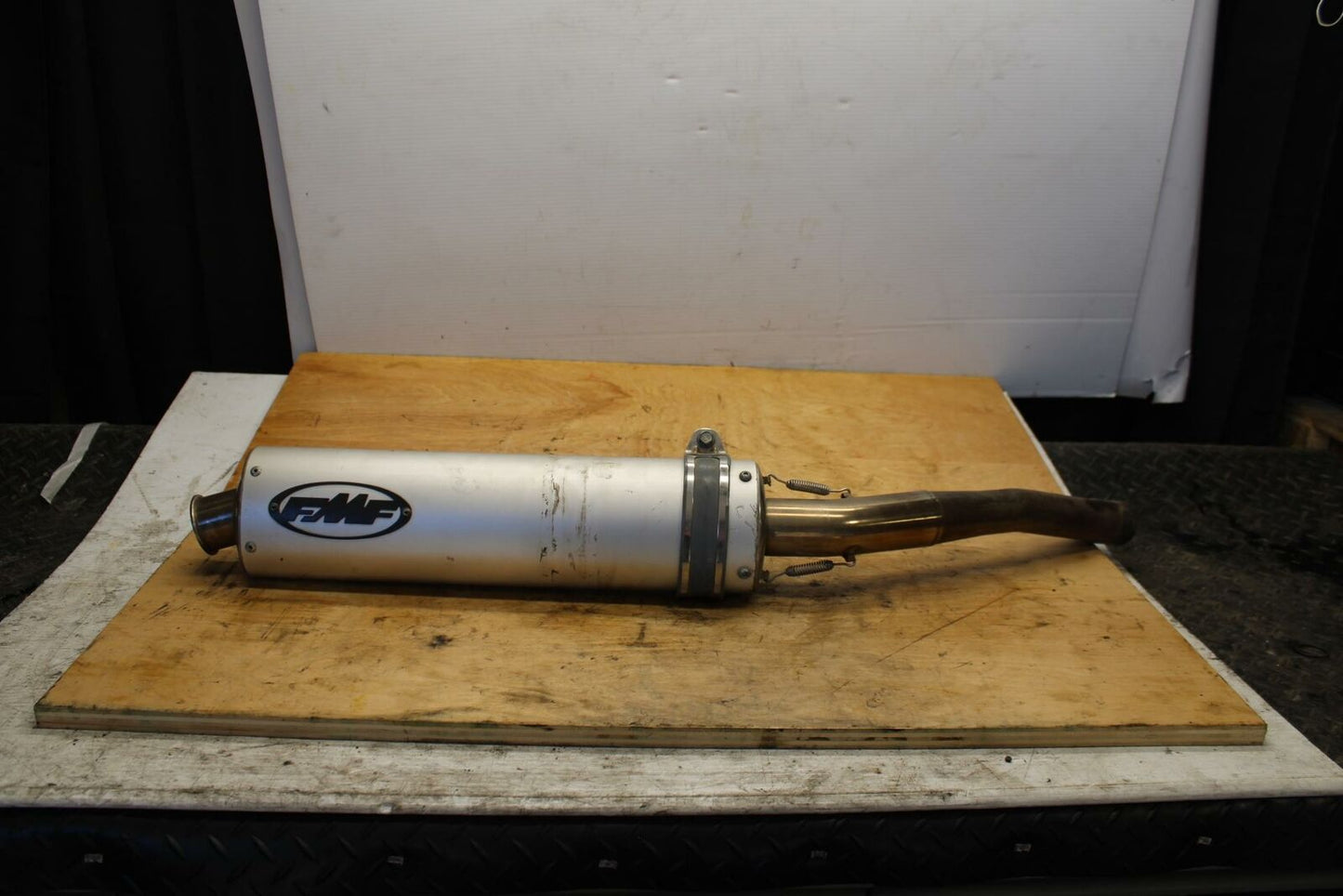 00-01 YAMAHA YZF R6 EXHAUST PIPE MUFFLER SLIP ON CAN SILENCER BB327