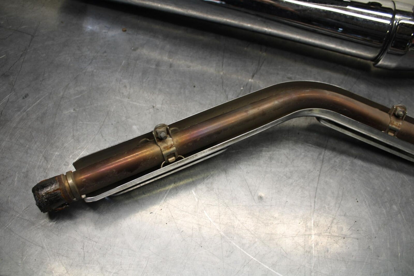 2013 Suzuki Boulevard C50T EXHAUST SYSTEM FULL HEADERS PIPES BB625