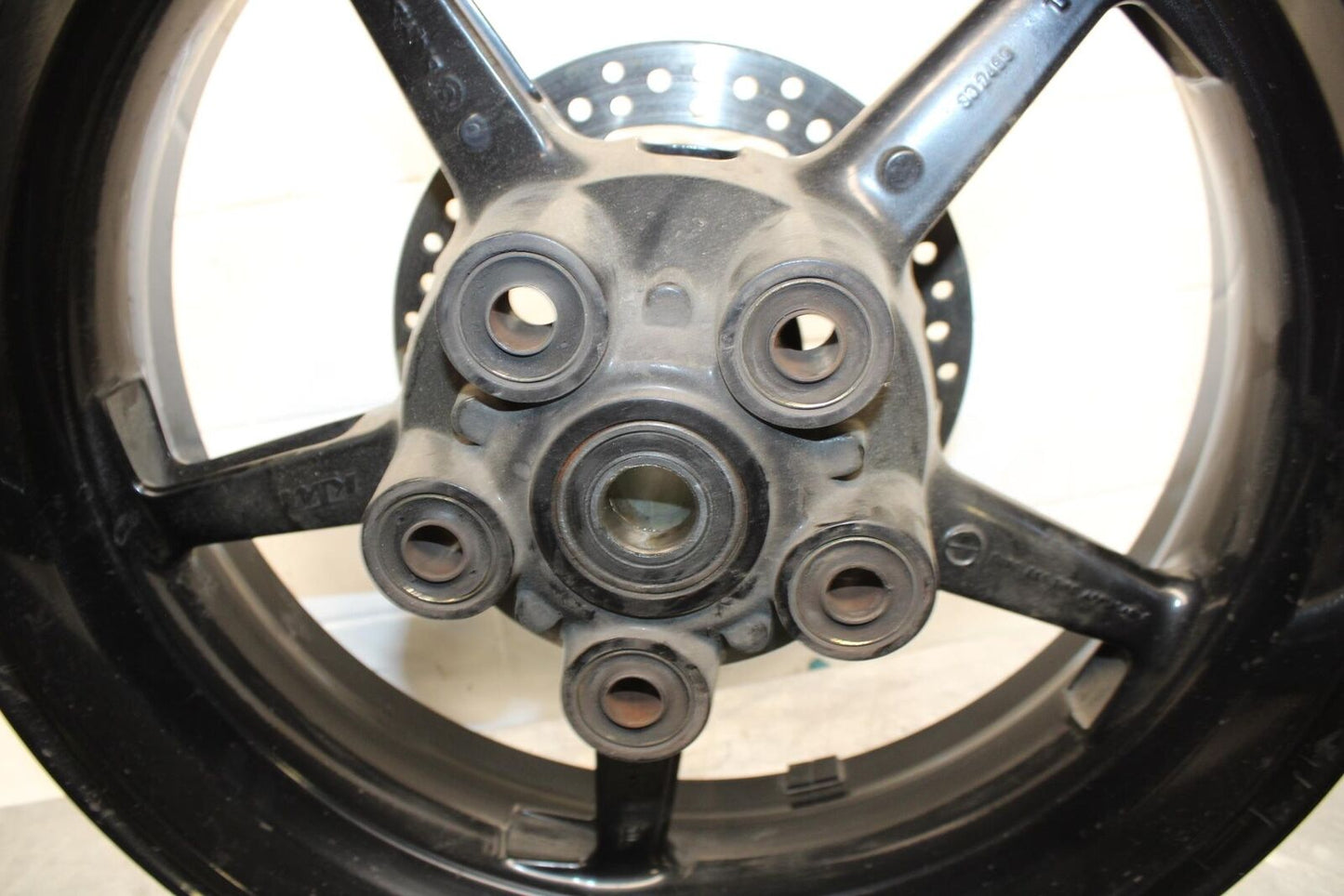 07-11 KTM 990 SUPER DUKE WHEEL AND REAR ROTOR BACK BRAKE BB578