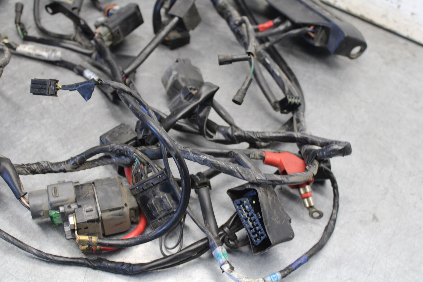 07-08 TRIUMPH DAYTONA 675 MAIN ENGINE WIRING HARNESS WIRE LOOM T2501656 BB685