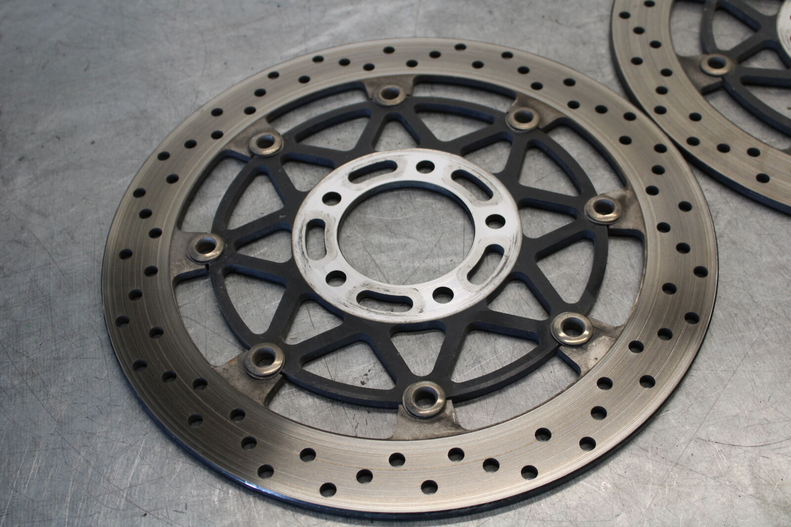 03-07 SUZUKI SV1000S FRONT LEFT RIGHT BRAKE ROTORS DISCS BB657