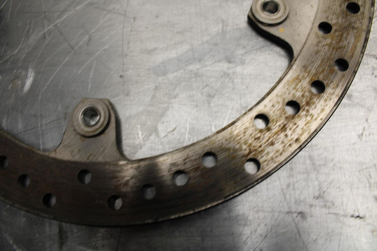 17-20 BMW S1000R FRONT LEFT BRAKE DISC ROTOR BB488
