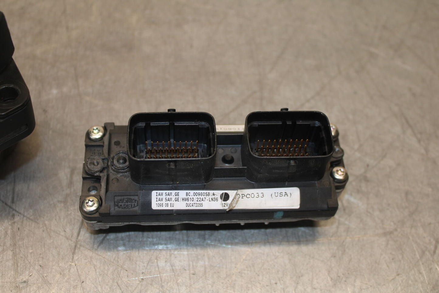12-13 DUCATI STREETFIGHTER 848 ECU COMPUTER CONTROLLER UNIT BLACK BOX ECM BB705