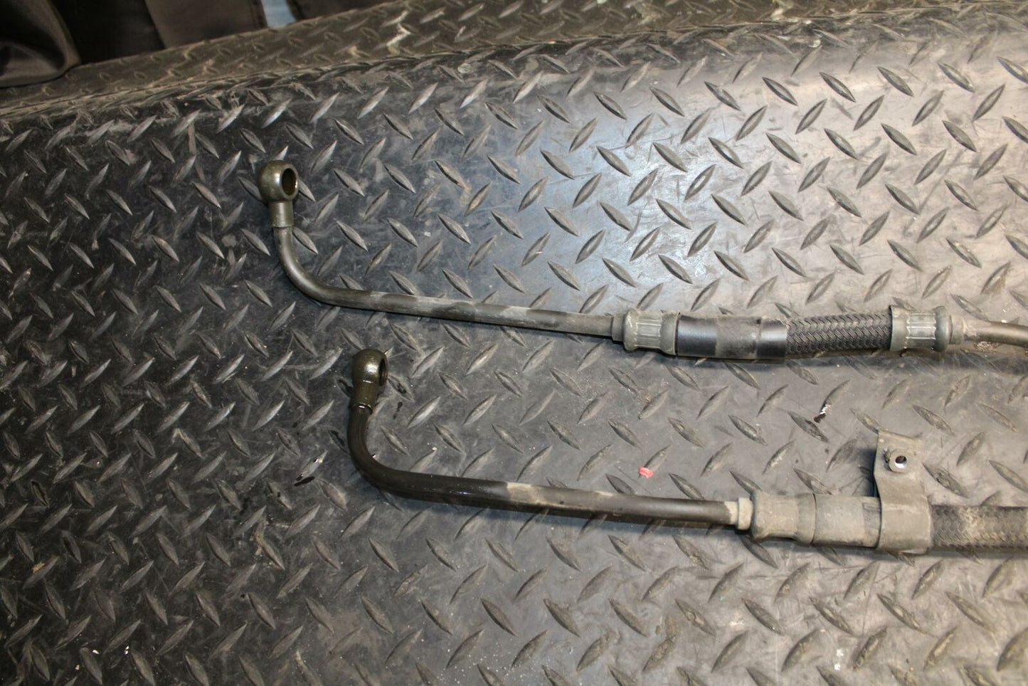 86 SUZUKI GS750ES ENGINE MOTOR OIL COOLER HOSES BB233