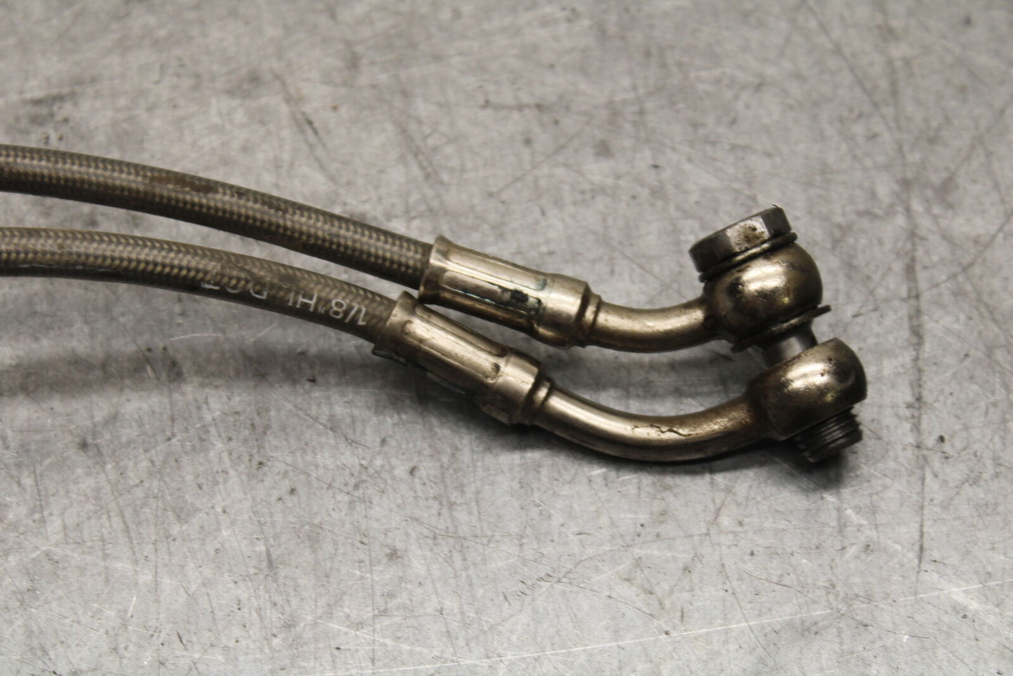 09-11 TRIUMPH DAYTONA 675 FRONT BRAKE CALIPER HOSES LINES BB652