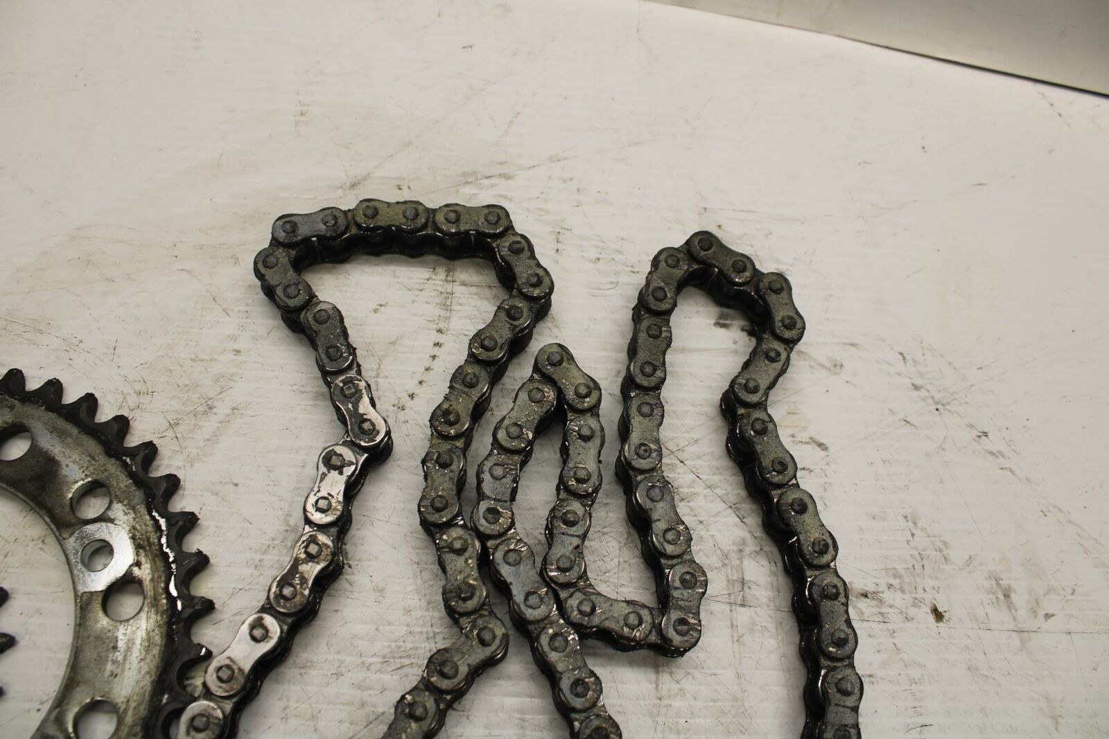 00-07 SUZUKI HAYABUSA FRONT REAR BACK SPROCKET W CHAIN  BB281