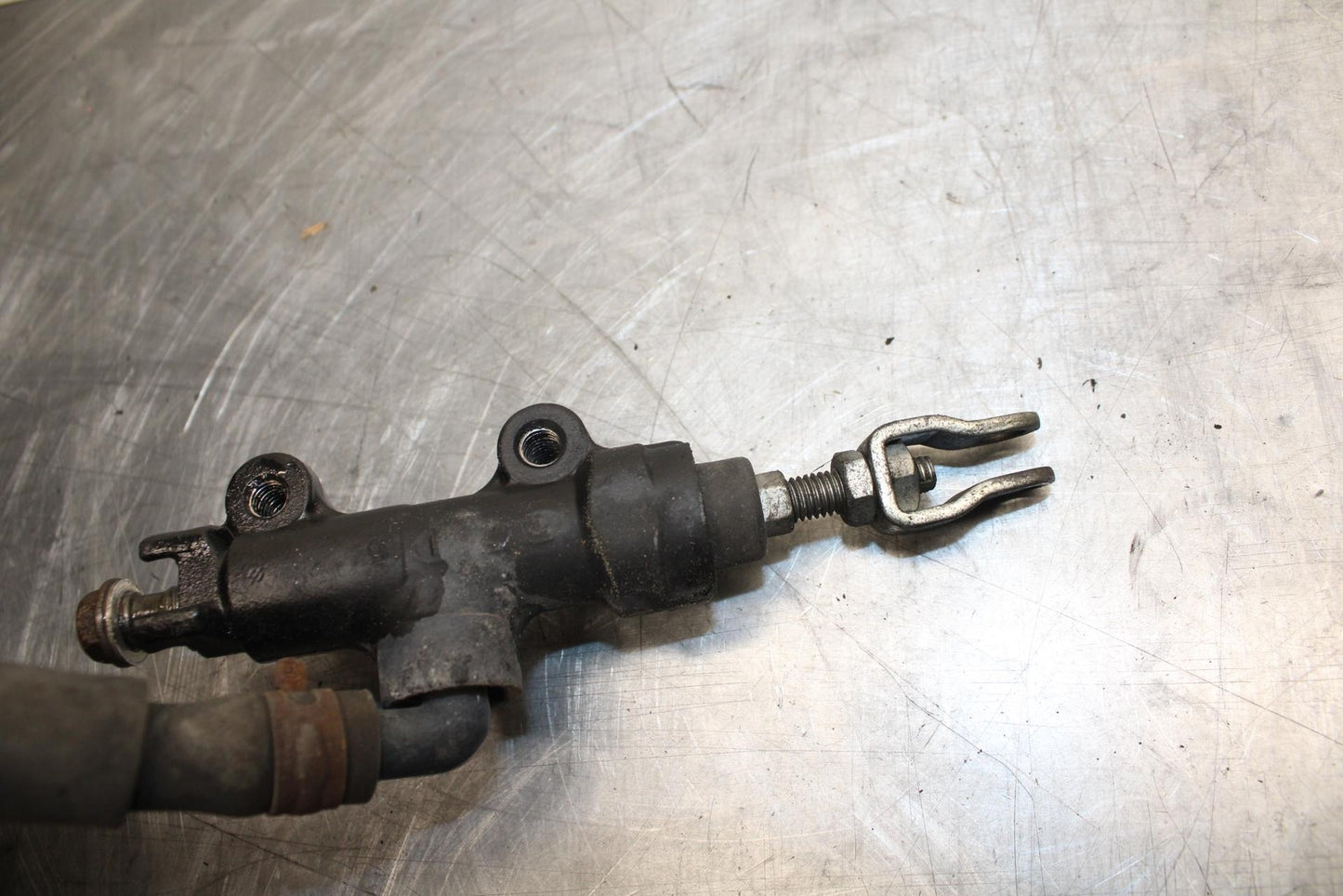 08-12 KAWASAKI NINJA 250R EX250J REAR BRAKE MASTER CYLINDER W RESERVOIR BB496