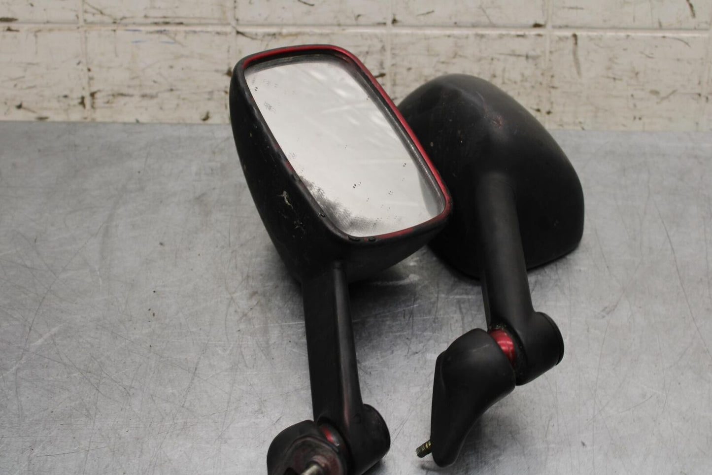 00-01 KAWASAKI ZZR600 FRONT LEFT RIGHT MIRRORS BB568