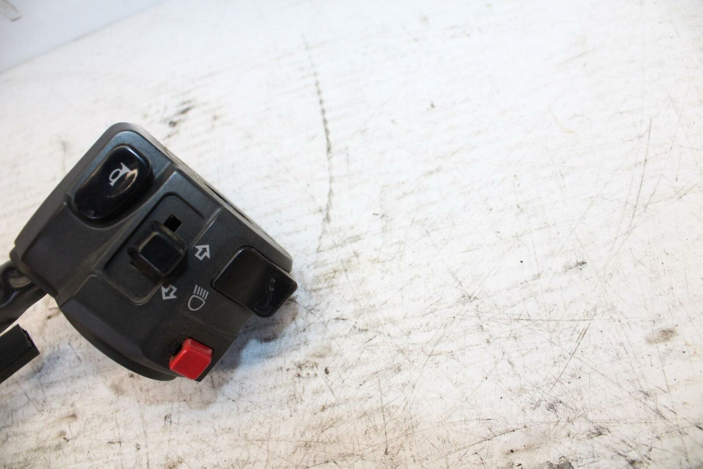 07-09 KAWASAKI VERSYS 650 LEFT CLIP ON HANDLE HORN SIGNALS SWITCH SWITCHES BB302