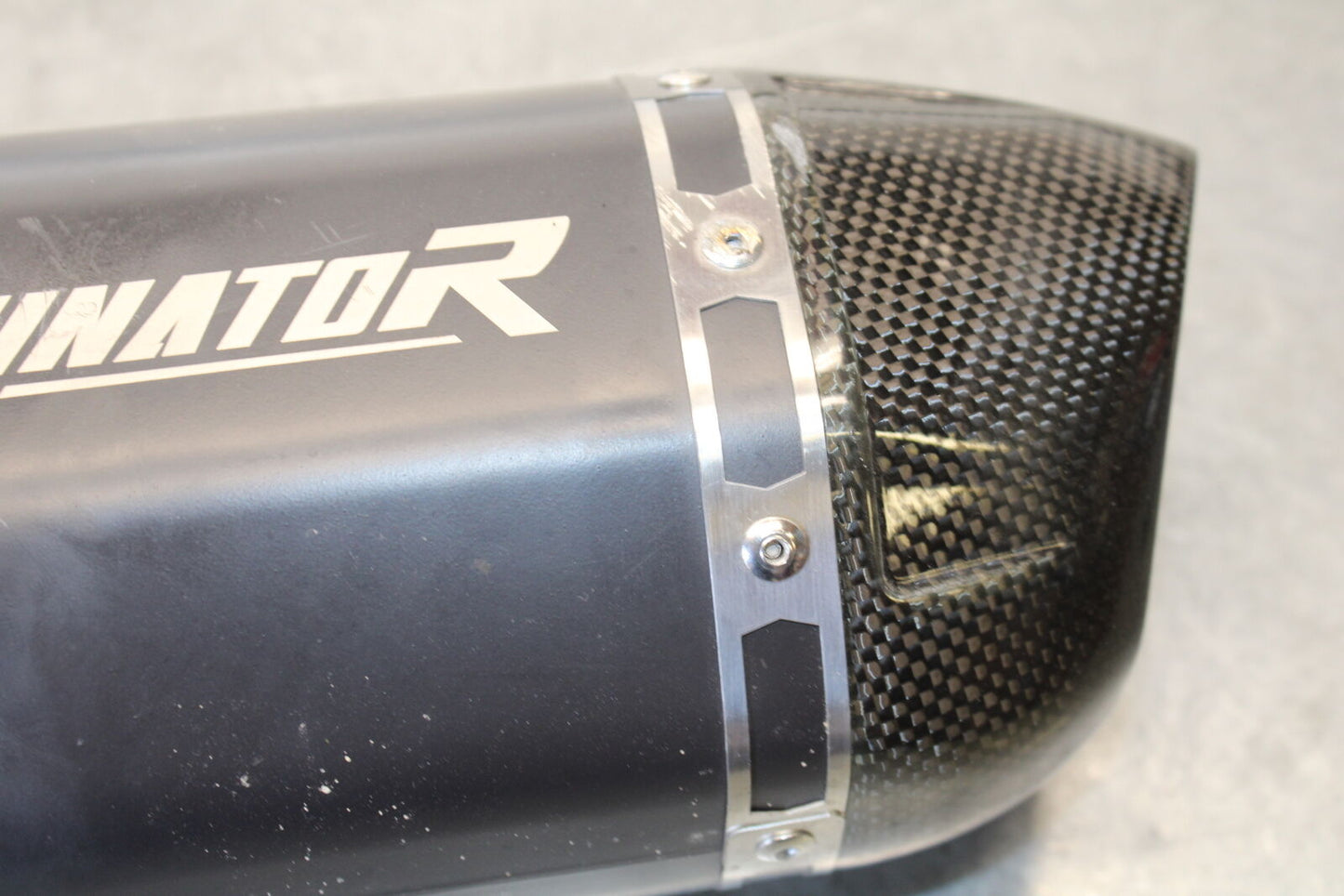 06-07 DUCATI MONSTER 695 EXHAUST PIPE MUFFLER SLIP ON CAN SILENCER BB674