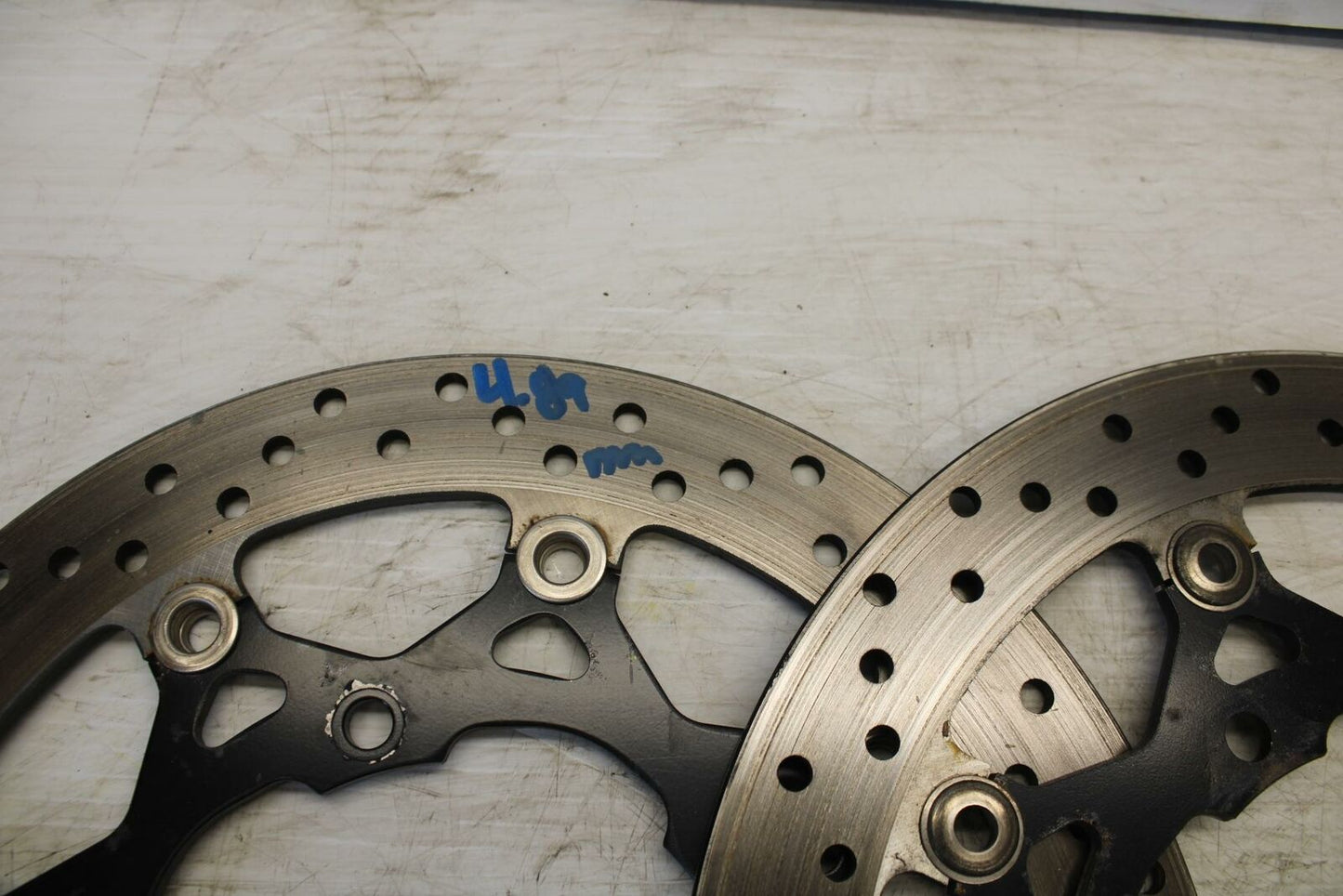 07-12 SUZUKI BANDIT 650F FRONT LEFT RIGHT BRAKE ROTORS DISCS BB280