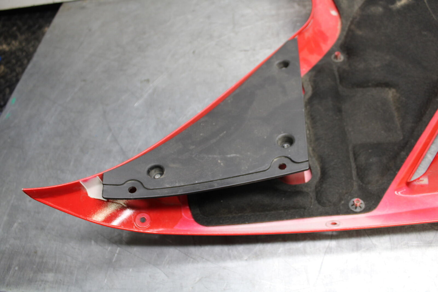 08-13 DUCATI 848 EVO LEFT LOWER MID UPPER SIDE FAIRING COWL BB667