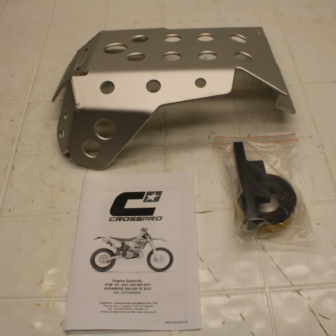 11 KTM 250 300 EXC SX CROSSPRO LOWER BOTTOM SKID PLATE GUARD SHIELD